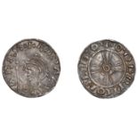Edward the Confessor (1042-1066), Penny, Expanding Cross type [Light issue], Lincoln, Authgr...