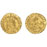 James VI (1567-1625), Eighth coinage, Sword and Sceptre piece, 1602, mm. quatrefoil, 5.09g/1...