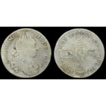 William III (1694-1702), Crown, 1695, first bust, edge octavo (ESC 991; S 3470). About fine...