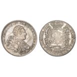 Germany, SAXONY, Friedrich Christian, Thaler, 1763ifÃ´f, Leipzig, 28.02g/12h (Dav. 2677B). Sc...