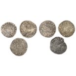 John (1199-1216), Pennies (6), all London, class VIb (3), Abel, abel on lvnden, 1.11g/12h, R...