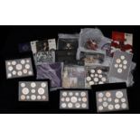 Elizabeth II, Proof sets (7), 2006, 2007, 2008 (2), 2009, 2010, 2011; Currency sets (7), 200...