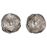 Henry I (1100-1135), Penny, Full Face / Cross Fleury type [BMC X], Worcester, Godric, godric...