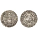 Portugal, John (as Regent), 400 RÃ©is, 1805 (Gomes 22.04; KM 331). Traces of adhesion, otherw...