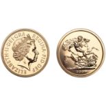 Elizabeth II (1952- ), Sterling issues, Five Pounds, 2009 (S SE11). About as struck; in c...