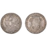 William and Mary (1689-1694), Forty Shillings, 1691, edge tertio, 18.31g/12h (S 5649). About...