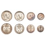 Edward VII (1901-1910), Maundy set, 1903 (ESC 3609; S 3985) [4]. Good extremely fine, toned;...