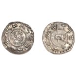 Bohemia, Vratislav II, as King (1061-92), Denar, hand holding staff, rev. bare head right, 0...