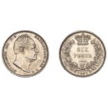 William IV (1830-1837), Sixpence, 1831 (ESC 2499; S 3836). About extremely fine Â£50-Â£70