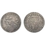 William and Mary (1689-1694), Forty Shillings, 1691, edge tertio, 18.36g/12h (S 5649). Obver...