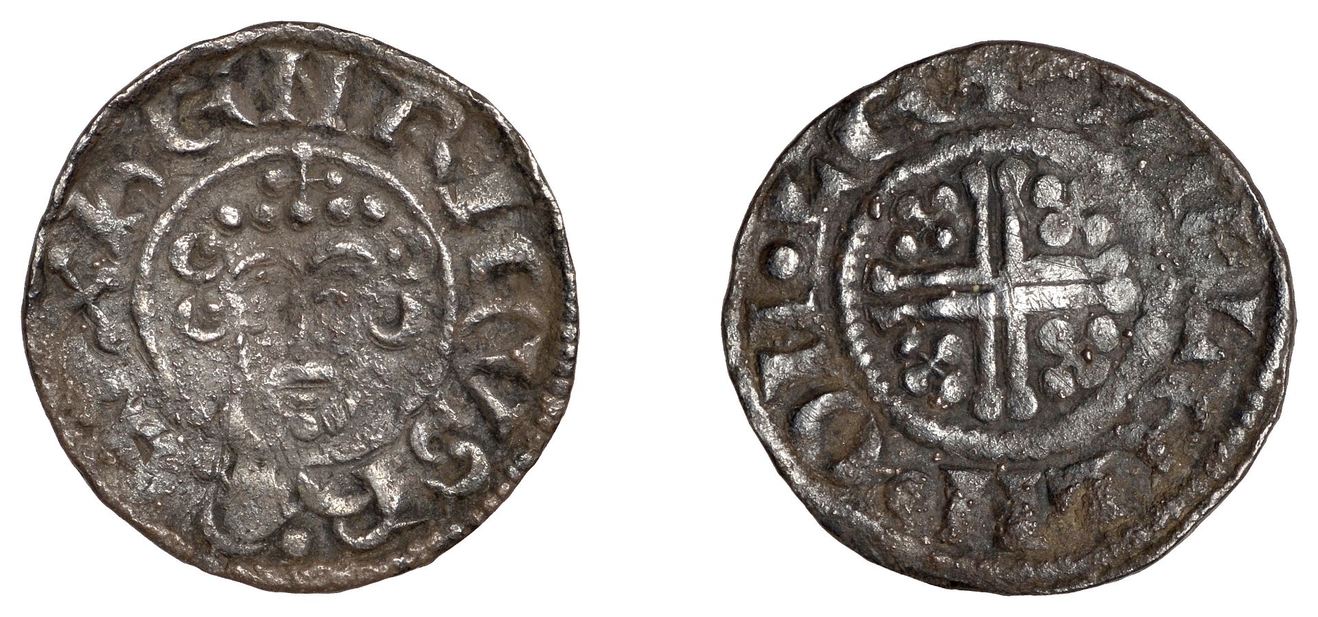 John (1199-1216), Penny, class Vb2, Kings Lynn, Willelm, willelm Â· on Â· le, 1.39g/3h (SCBI M...