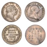 George III (1760-1820), Bank of Ireland coinage, Ten Pence (2), 1806, 1813 (S 6617-8) [2]. G...