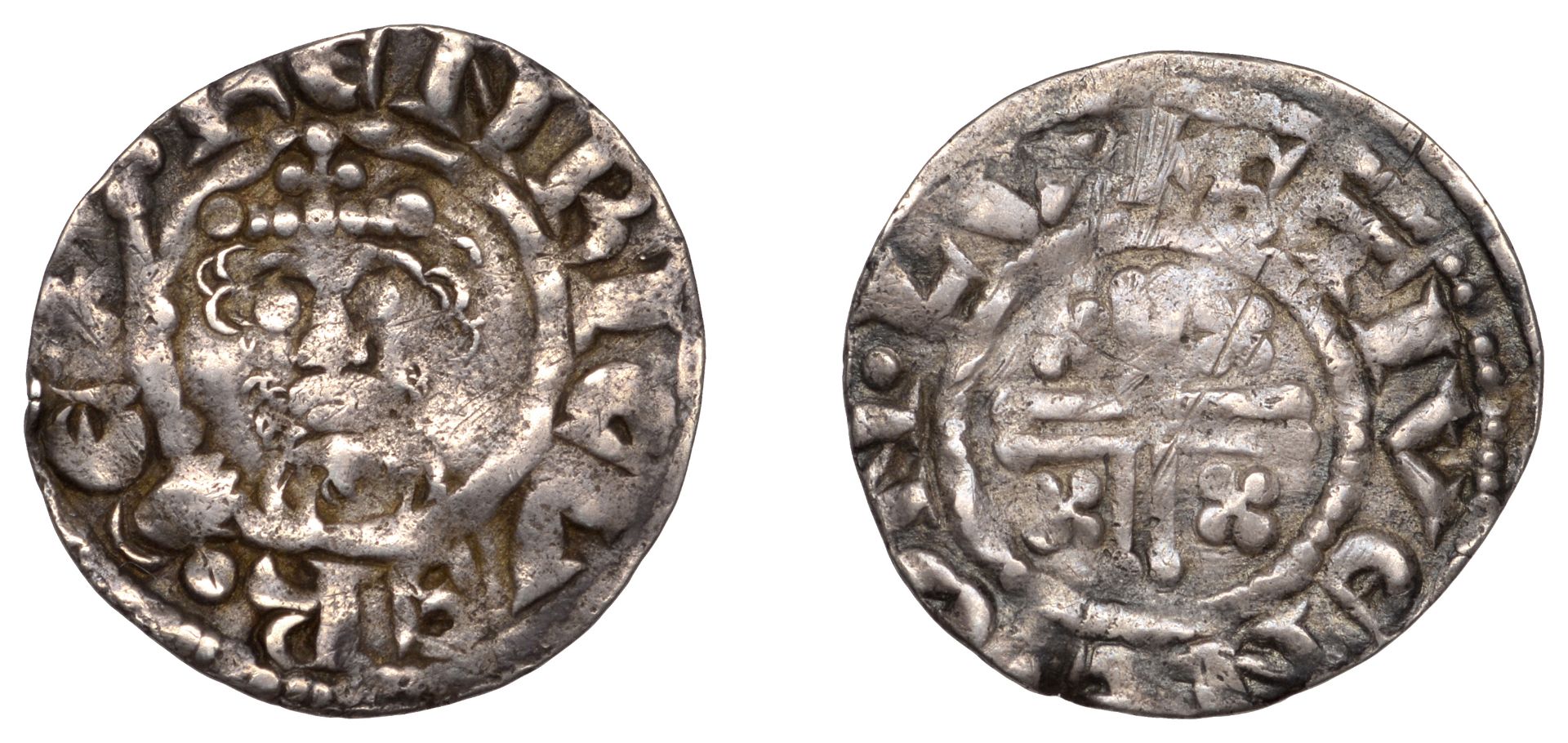 Richard I (1189-1199), Penny, class IIIab1, London, Stivene, stivene Â· on Â· lv, 1.27g/9h (SC...