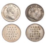 George III (1760-1820), Bank of Ireland coinage, Five Pence (2), 1805, 1806 (S 6619) [2]. Ab...