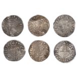 John (1199-1216), Pennies (3), all class VIb2, London, Ilger, ilger Â· on Â· lvnde, 1.24g/3h,...