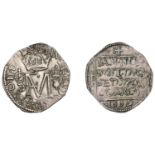 Mary (1542-1567), Second period (with Francis), Nonsunt Groat, 1559, dolphin facing left, 1....