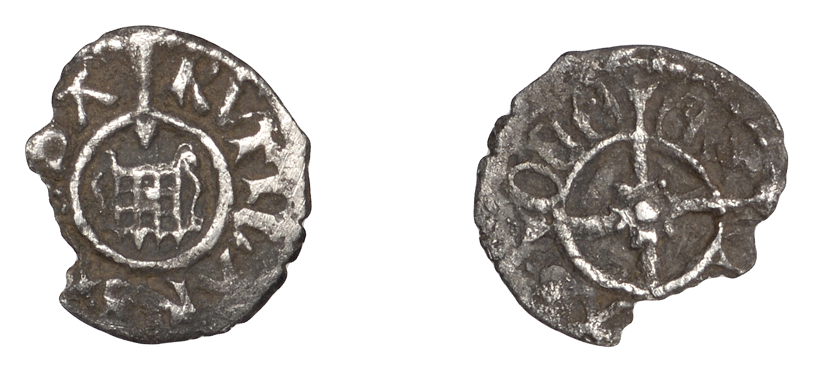 Henry VIII (1509-1547), Second coinage, Farthing, mm. arrow on obv. only, portcullis, rvtila...