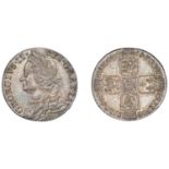 George II (1727-1760), Shilling, 1758 (ESC 1734; S 3704). About extremely fine, toned Â£70-Â£...