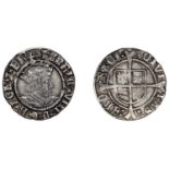 Henry VIII (1509-1547), Second coinage, Halfgroat, York, Sede Vacante [1530-1], mm. key, 1.3...
