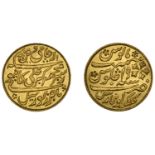 India, EIC, Bengal Presidency, a jeweller's copy of a Murshidabad Half-Mohur, yr 19, issued...