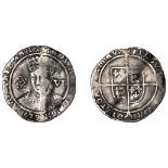 Edward VI (1547-1553), Third period, Fine issue, Sixpence, London, mm. tun, 2.60g/5h (N 1938...