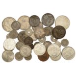 Belgium, Assorted Belgian coins in silver (20), base metal (16) [36]. Varied state Â£100-Â£150
