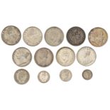 India, William IV, Rupees (3), 1835 (SW 1.37, 1.41, 1.42); Victoria, Rupees (2), 1840, 1889b...