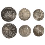 John Baliol (1292-1296), First coinage, Sterling, four mullets of six points, 1.25g/4h (S 50...