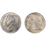 Legitimacy of Jacobite Succession, 1704, a silver medal by N. Roettiers, laureate bust of Ja...