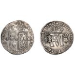 Mary (1542-1567), Second period (with Francis), Testoon, 1560, type II, 5.88g/4h (SCBI 58, 1...