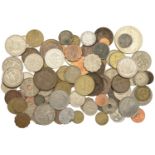 Miscellaneous, Assorted coins and tokens of German East Africa (4), Germany (20), Gibraltar,...