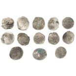 Ottoman, Suleyman Ã‡elebi, AkÃ§es (13), no mint, all dated 806h, including one brockage (A 129...