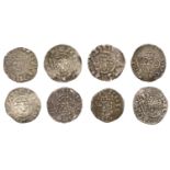 Henry III (1216-1272), Pennies (8), class VIIIb, Canterbury (2), Nichole, nichole on ca, 1.3...