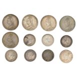 William IV, Threehalfpence (2), 1834, 1835/4 (S 3839); Victoria, Threepences (5), all 1887,...