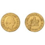 George III (1760-1820), Pre-1816 issues, Third-Guinea, 1798, first bust, counterstamped jp o...