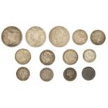Canada, Victoria, 25 Cents (3), 1872h, 1899, 1900 (KM 5); 10 Cents (3), 1888, 1894, 1896 (KM...