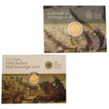 Elizabeth II, Sovereign and Half-Sovereign, 2008 [2]. As struck; in original Royal Mint pack...