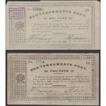 Gouvernements Noots, Â£1 and Â£5, Pietersburg, 1 April 1901, serial numbers 13234A and 2794A,...
