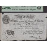 Bank of England, Kenneth O. Peppiatt, Operation Bernhard, Â£10, Leeds, 27 October 1937, seria...