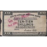 South African Reserve Bank, obverse and reverse die proofs for 10 Shillings, ND (ca 1928), C...