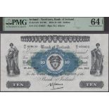Bank of Ireland, Â£10, 26 January 1942, serial number U/11 070053, Adams signature, in PMG ho...