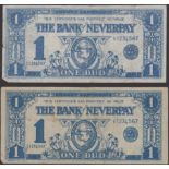 Bank of Neverpay, joke notes for 1 Dud (2), ND (1930s), serial number IOU 1234567, in the st...