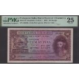 Banco Nacional Ultramarino, Portuguese India, 100 Rupees, 29 November 1945, serial number 10...