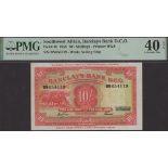 Barclays Bank, Dominion, Colonial and Overseas, Southwest Africa, 10 Shillings, 29 November...