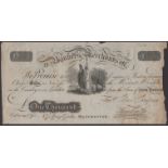 Thomas Cave & Son, a high quality advertising note, ND (c.1825), titled 'To Bankers, Merchan...