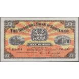 National Bank of Scotland Limited, Â£1, 1 October 1958, serial number B/Y 485-300, Alexander...