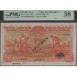 Currency Commission, Bank of Ireland, colour trial Â£20, 5 September 1978 (fictitious date),...