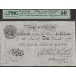 Bank of England, Kenneth O. Peppiatt, Operation Bernhard, Â£10, London, 19 April 1934, serial...