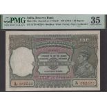 Reserve Bank of India, 100 Rupees, Bombay, ND (1944), serial number B/79 082020, Deshmukh si...