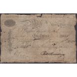 (Shiffnall) Bank, for Peter Harding, Jams Harding & Co., Â£1, 16 January 1808, serial number...